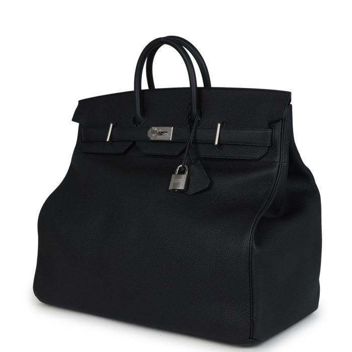Handmade Bag HB HAC 50 Black Togo Palladium Hardware - 图片 3