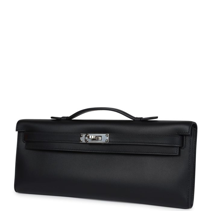 Handmade Bag HKC Black Swift Palladium Hardware - 图片 3