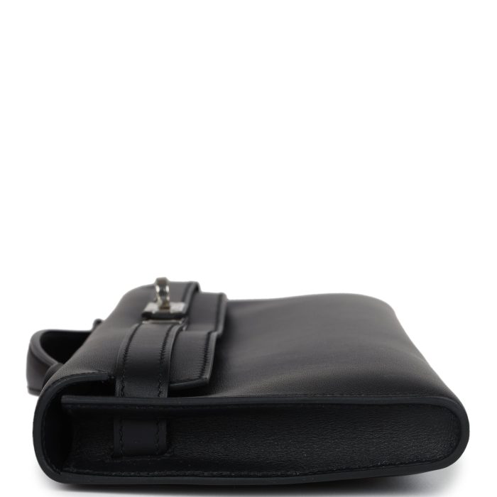 Handmade Bag HKC Black Swift Palladium Hardware - 图片 5