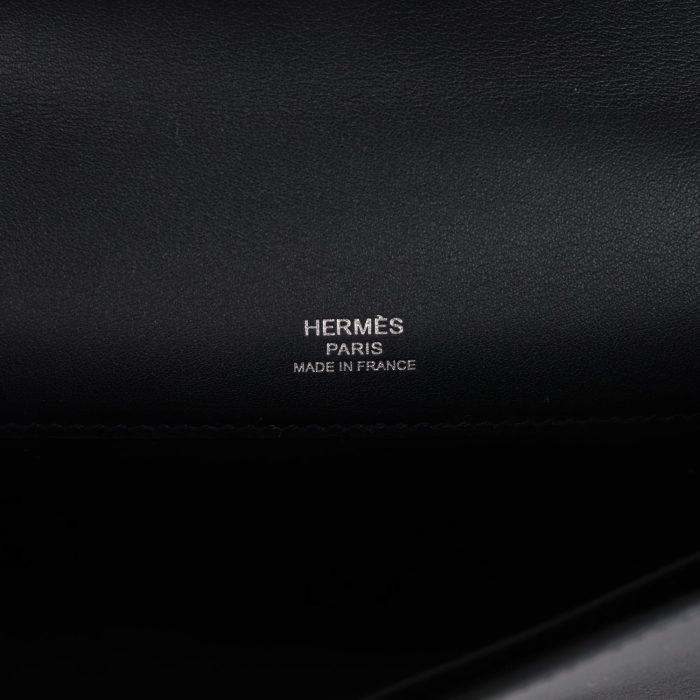 Handmade Bag HKC Black Swift Palladium Hardware - 图片 7