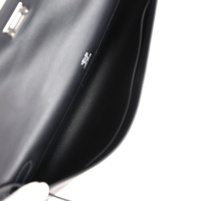 Handmade Bag HKC Black Swift Palladium Hardware - 图片 8