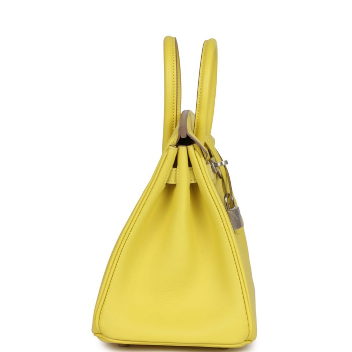 Handmade Bag HB 25 Lime Swift Palladium Hardware - 图片 3