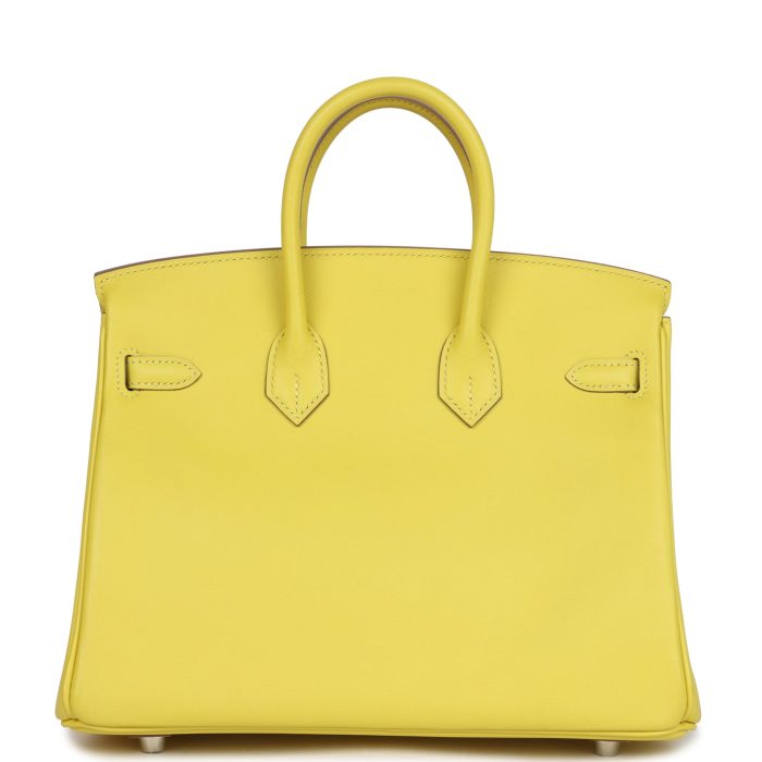Handmade Bag HB 25 Lime Swift Palladium Hardware - 图片 4