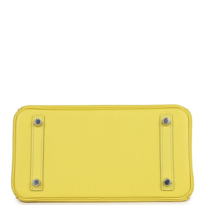 Handmade Bag HB 25 Lime Swift Palladium Hardware - 图片 5