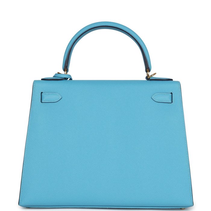 Handmade HKS 28 Bleu du Nord Epsom Gold Hardware - 图片 4