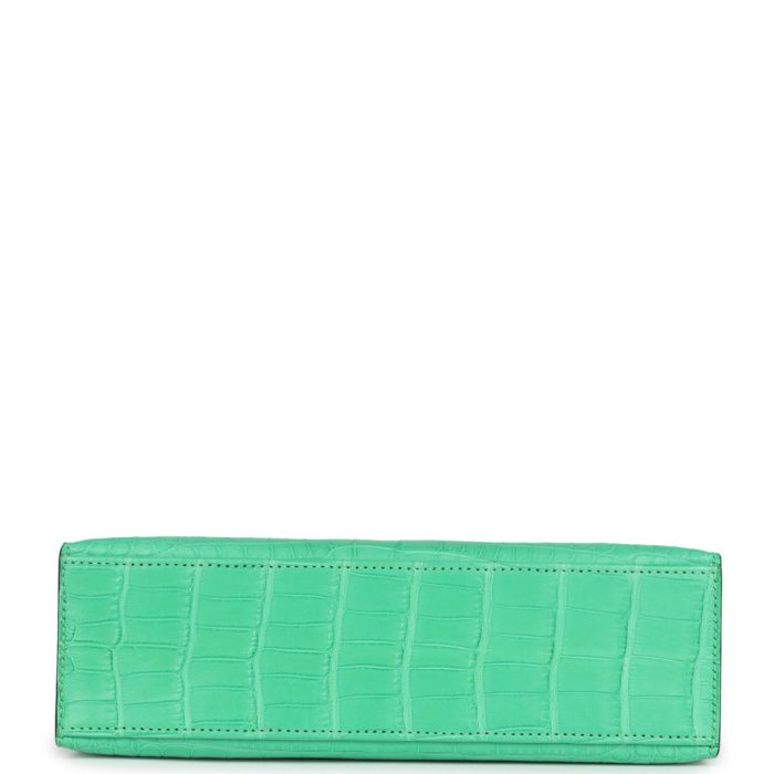 Handmade HKP Vert Comics Matte Alligator Gold Hardware - 图片 5