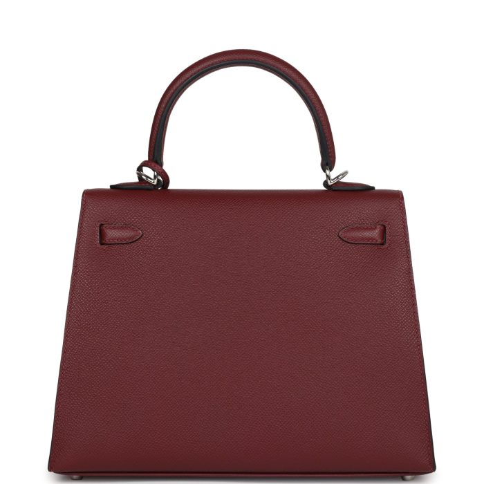 Handmade HKS 25 Rouge H Epsom Electrum Hardware - 图片 4
