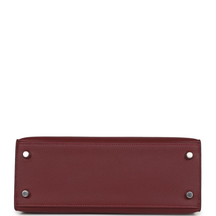 Handmade HKS 25 Rouge H Epsom Electrum Hardware - 图片 5