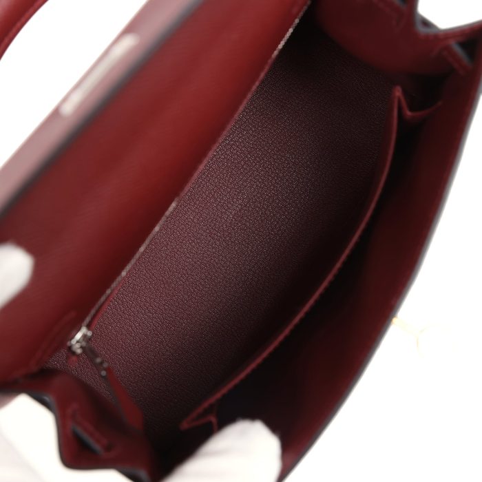 Handmade HKS 25 Rouge H Epsom Electrum Hardware - 图片 7