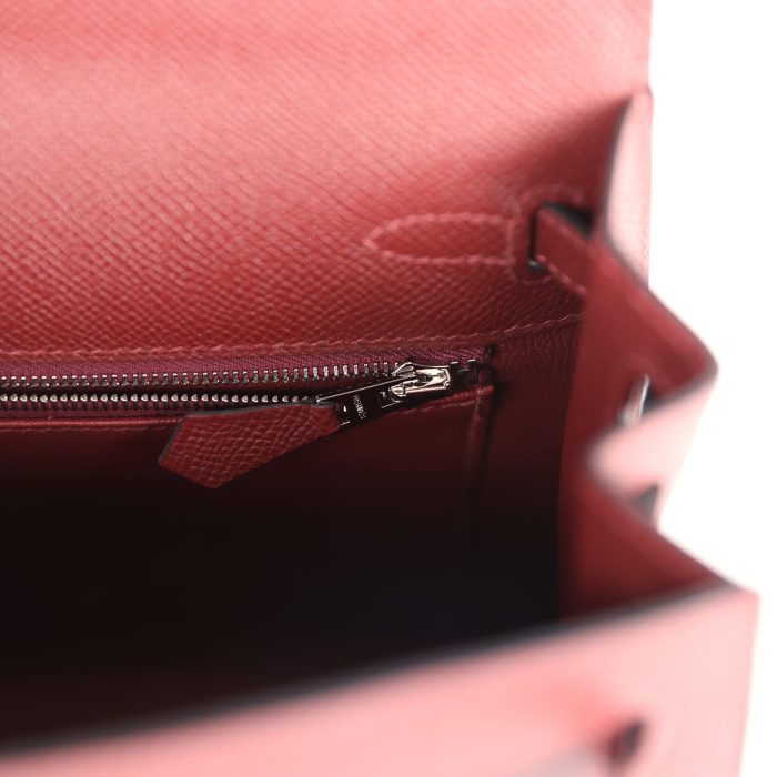 Handmade HKS 25 Rouge H Epsom Electrum Hardware - 图片 8