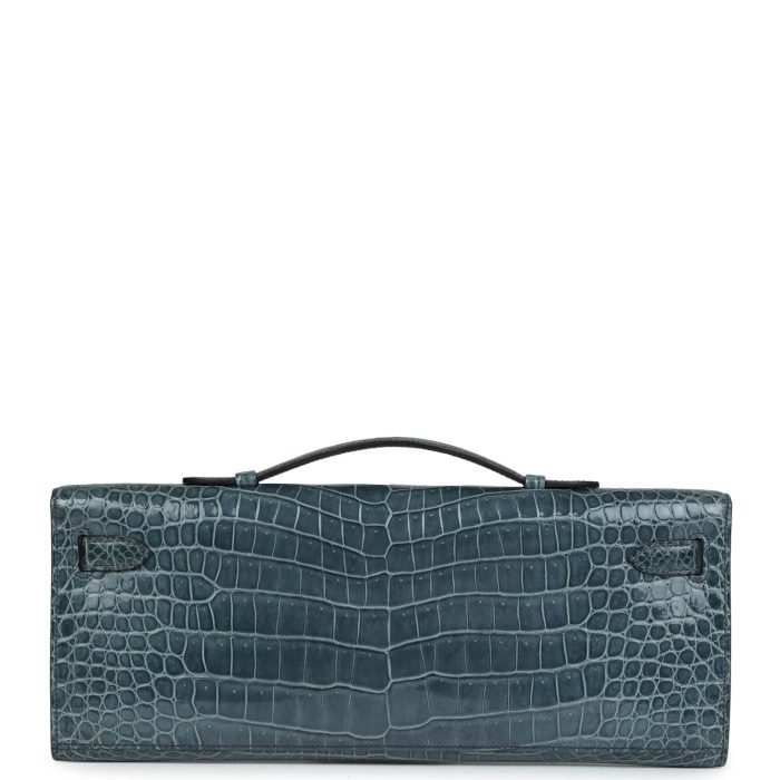 Handmade Bag HKC Colvert Shiny Porosus Crocodile Gold Hardware - 图片 4