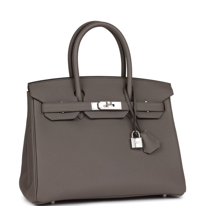 Handmade Bag HB 30 Etain Togo Palladium Hardware - 图片 2