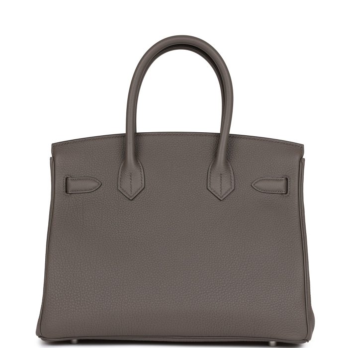 Handmade Bag HB 30 Etain Togo Palladium Hardware - 图片 4