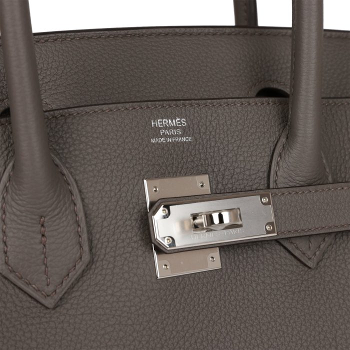 Handmade Bag HB 30 Etain Togo Palladium Hardware - 图片 6