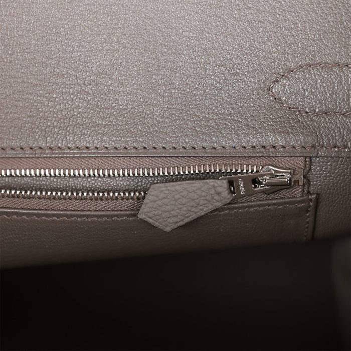 Handmade Bag HB 30 Etain Togo Palladium Hardware - 图片 8