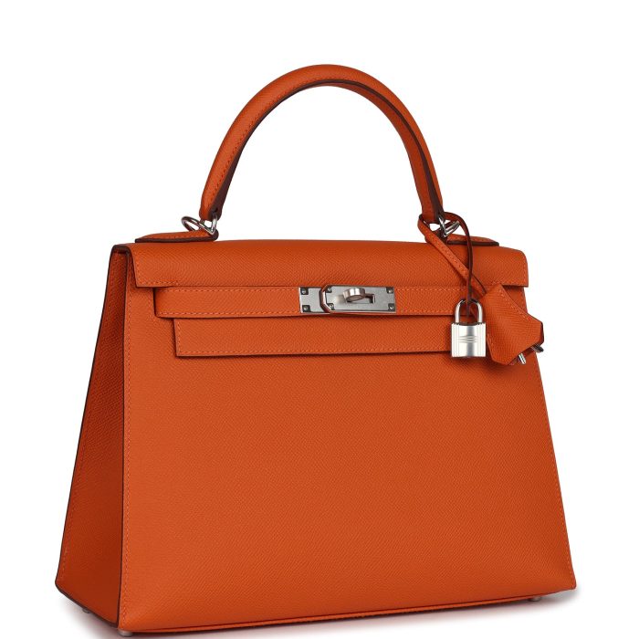Handmade HKS 28 Orange Epsom Palladium Hardware - 图片 2