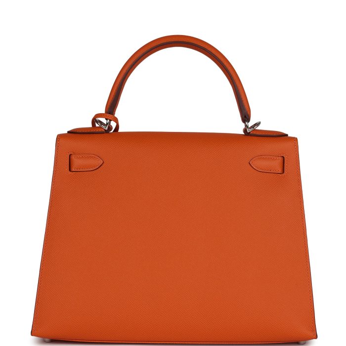 Handmade HKS 28 Orange Epsom Palladium Hardware - 图片 4
