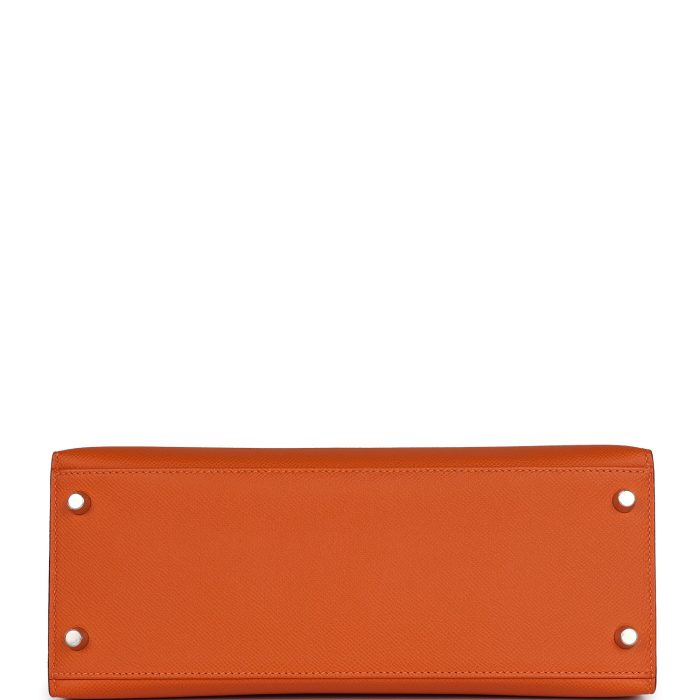 Handmade HKS 28 Orange Epsom Palladium Hardware - 图片 5