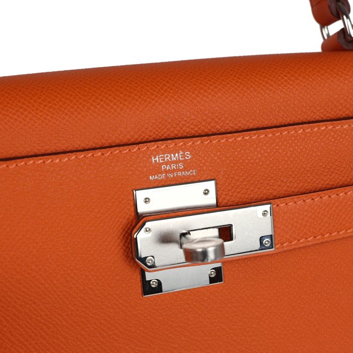 Handmade HKS 28 Orange Epsom Palladium Hardware - 图片 6