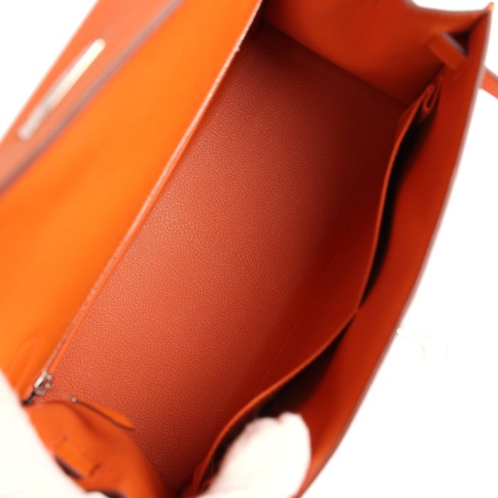 Handmade HKS 28 Orange Epsom Palladium Hardware - 图片 7