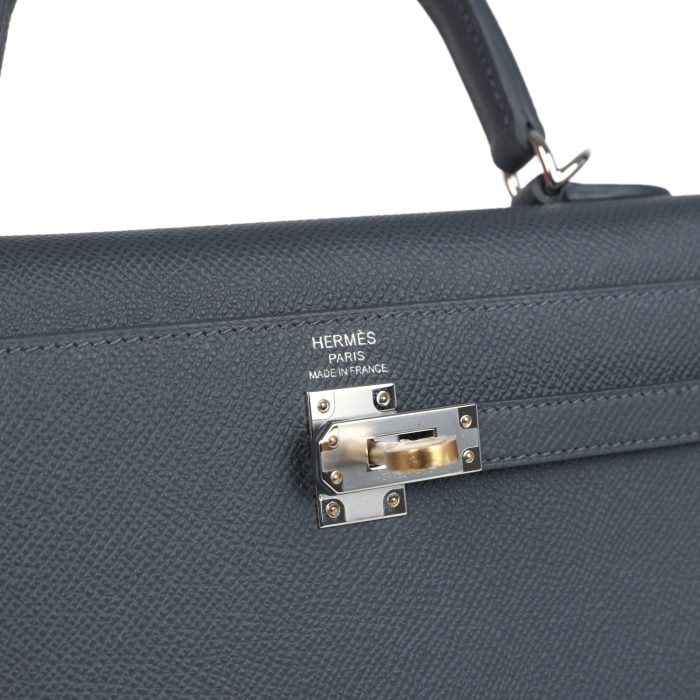 Handmade HKS 25 Ardoise Epsom Electrum Hardware - 图片 6