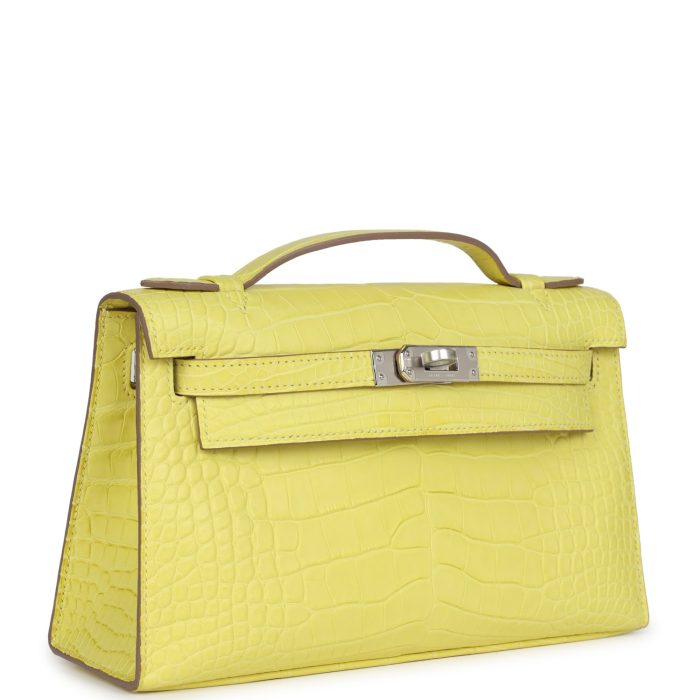 Handmade HKP Lime Matte Alligator Palladium Hardware - 图片 2