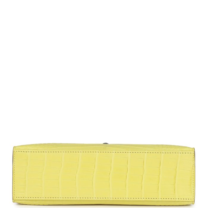 Handmade HKP Lime Matte Alligator Palladium Hardware - 图片 5