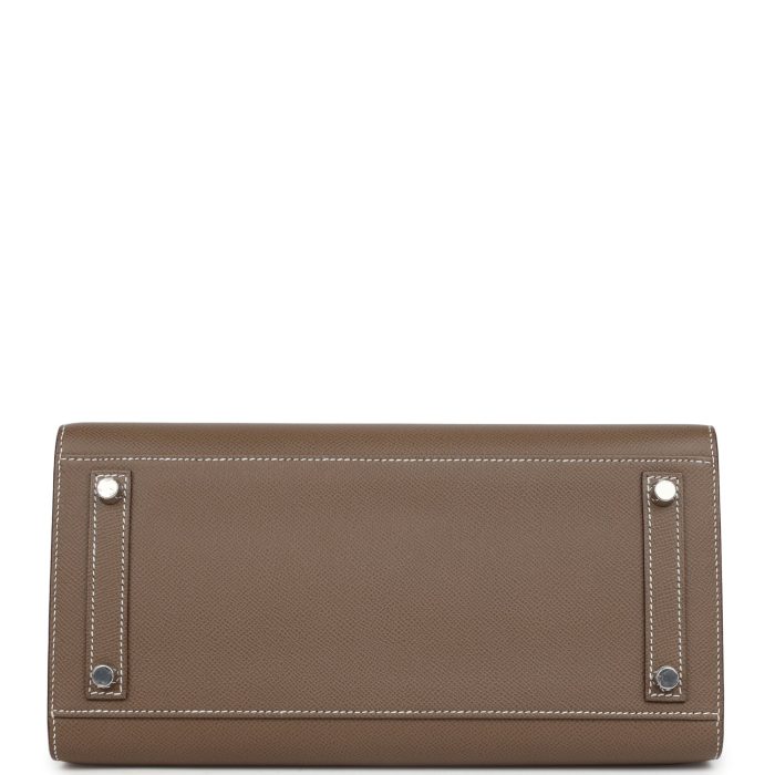 Handmade Bag HB Sellier 30 Etoupe Epsom Palladium Hardware - 图片 5