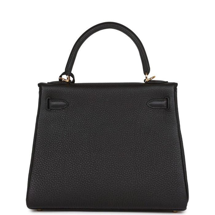 Handmade HKR 25 Black Togo Gold Hardware - 图片 4
