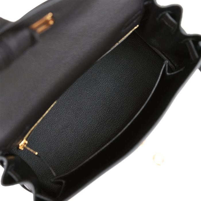 Handmade HKR 25 Black Togo Gold Hardware - 图片 8