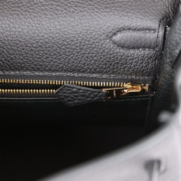 Handmade HKR 25 Black Togo Gold Hardware - 图片 9