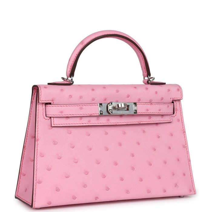 Handmade HKS 20 Bubblegum Ostrich Palladium Hardware - 图片 2