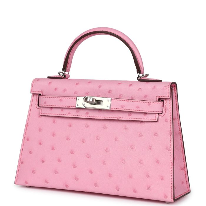 Handmade HKS 20 Bubblegum Ostrich Palladium Hardware - 图片 3