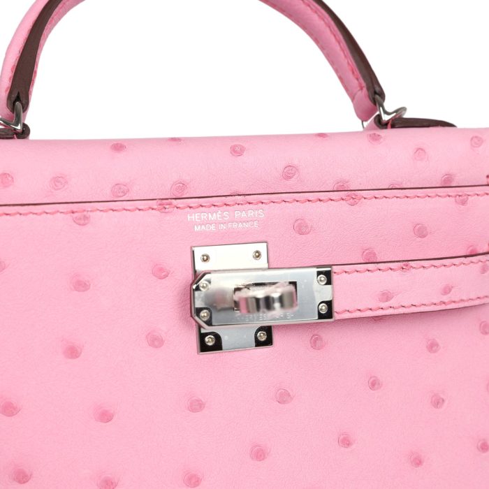 Handmade HKS 20 Bubblegum Ostrich Palladium Hardware - 图片 7