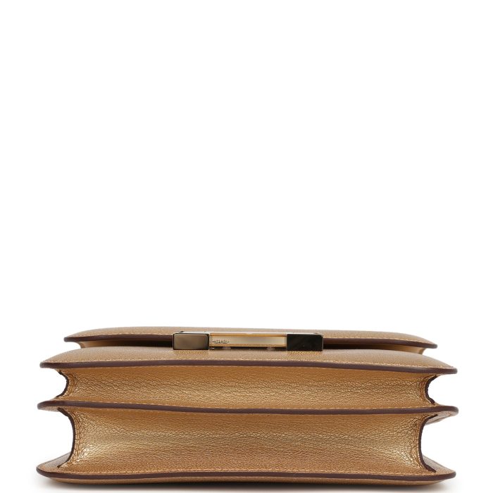 Handmade Bag HC 18 Dore Chamkilight Chevre Permabrass Hardware - 图片 5