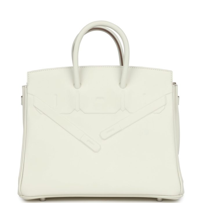 Handmade Bag HB Shadow 25 Mushroom Swift Palladium Hardware