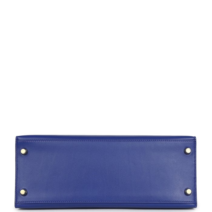 Handmade HKS 28 Bleu Electric Tadelakt Gold Hardware - 图片 6