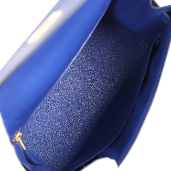 Handmade HKS 28 Bleu Electric Tadelakt Gold Hardware - 图片 8