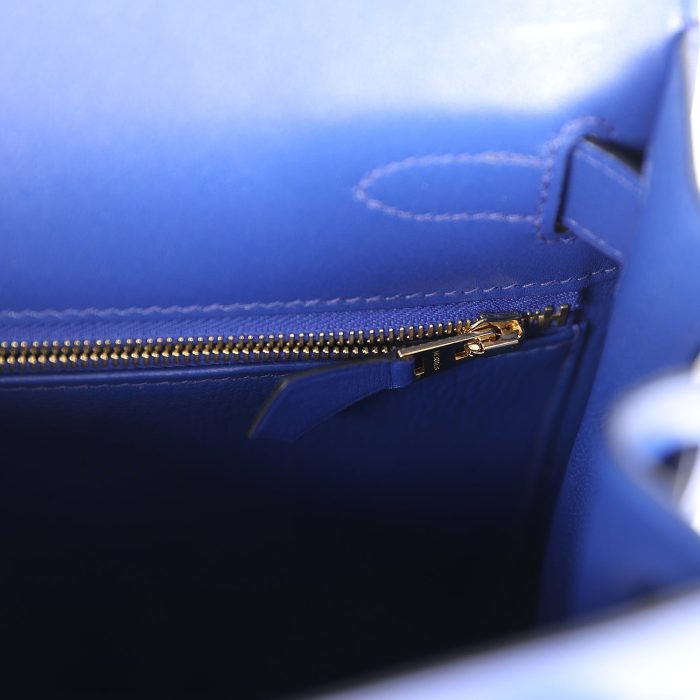 Handmade HKS 28 Bleu Electric Tadelakt Gold Hardware - 图片 9