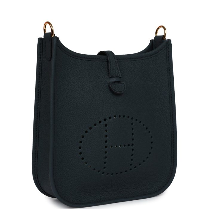 Handmade Bag HE TPM Vert Cypress Clemence Gold Hardware - 图片 2