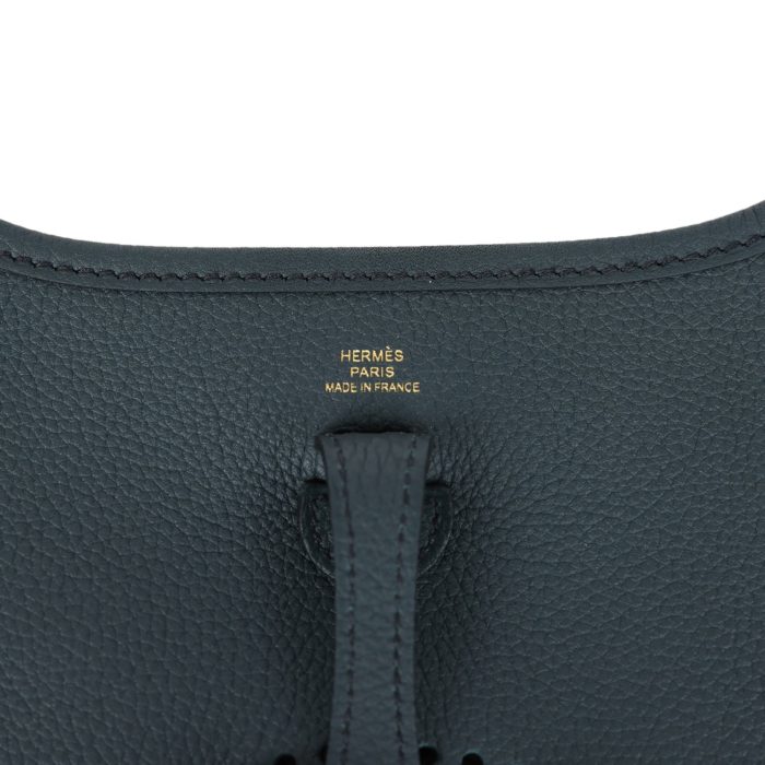 Handmade Bag HE TPM Vert Cypress Clemence Gold Hardware - 图片 5