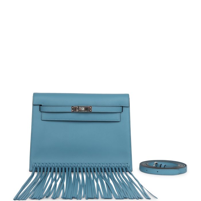 Handmade Bag HKDA Blue Jean Swift Palladium Hardware