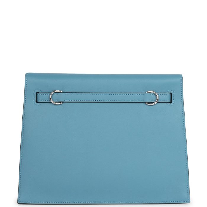 Handmade Bag HKDA Blue Jean Swift Palladium Hardware - 图片 2