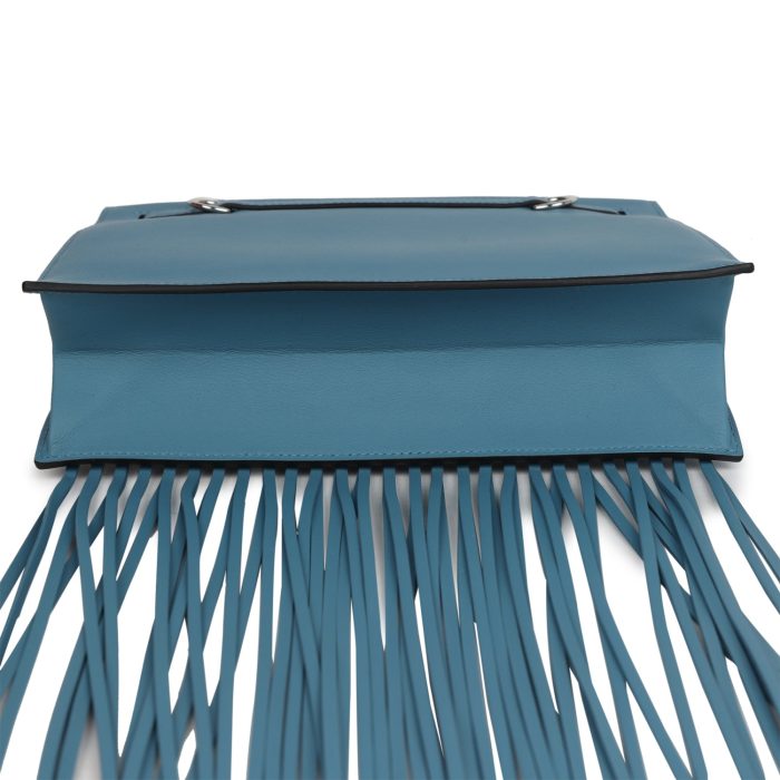 Handmade Bag HKDA Blue Jean Swift Palladium Hardware - 图片 8