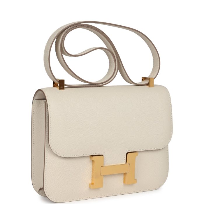 Handmade Bag HC 1-24 Craie Epsom Gold Hardware - 图片 2