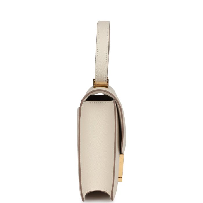 Handmade Bag HC 1-24 Craie Epsom Gold Hardware - 图片 3