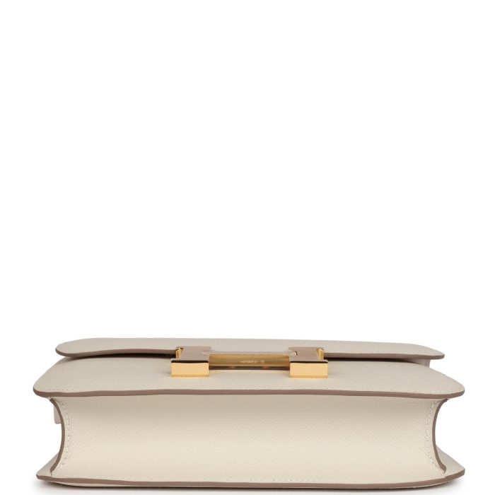 Handmade Bag HC 1-24 Craie Epsom Gold Hardware - 图片 5