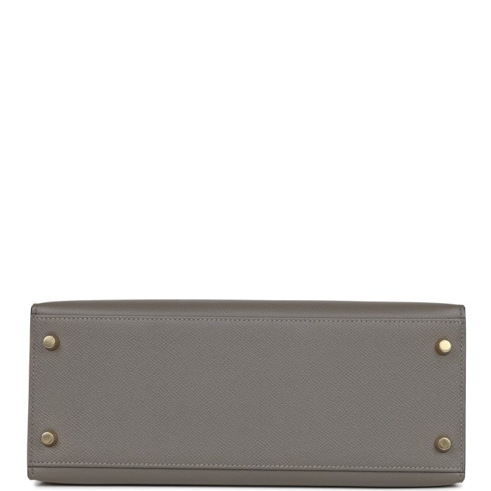 Handmade HKS 28 Gris Meyer Epsom Gold Hardware - 图片 6