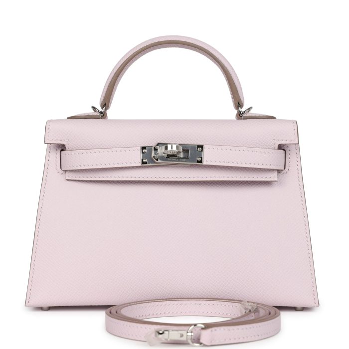 Handmade HKS 20 Mauve Pale Epsom Palladium Hardware