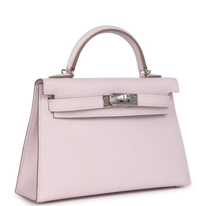 Handmade HKS 20 Mauve Pale Epsom Palladium Hardware - 图片 2